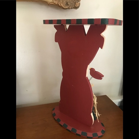 ❤️Rare Vintage Hand Painted Wooden Santa - Picture 4 of 8